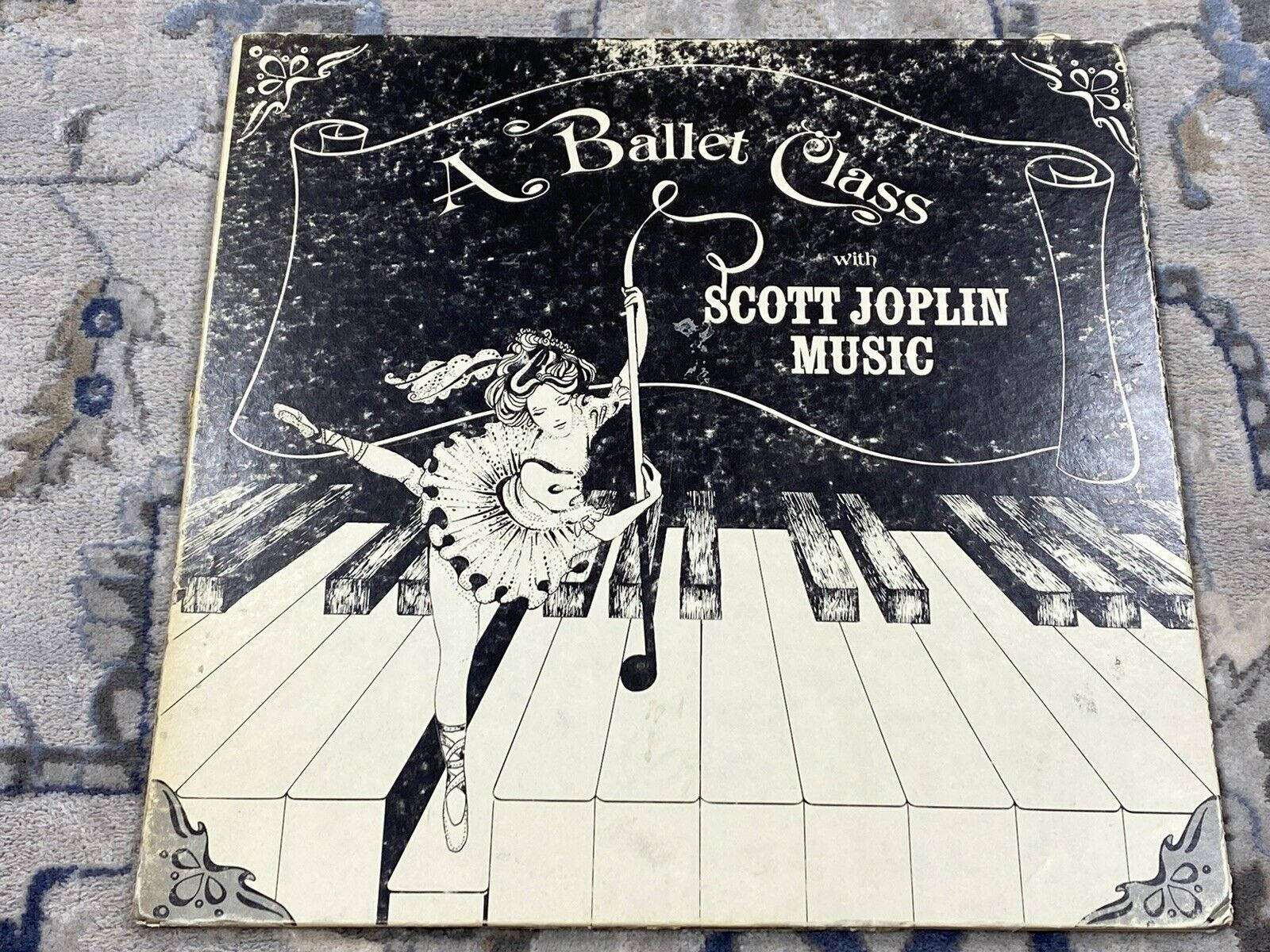 A Ballet Class With Scott Joplin Vinyl Record Wallpaper