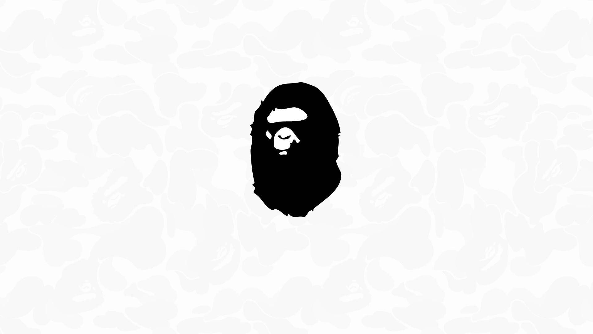 A Bathing Ape Beard Logo Wallpaper