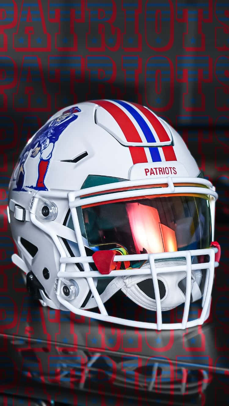 A Battle-ready Football Helmet Wallpaper