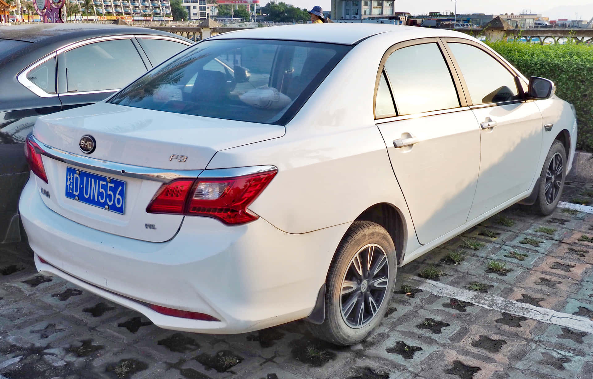 A Beautiful Breathtaking Image Of A Silver Byd F3 Car Wallpaper