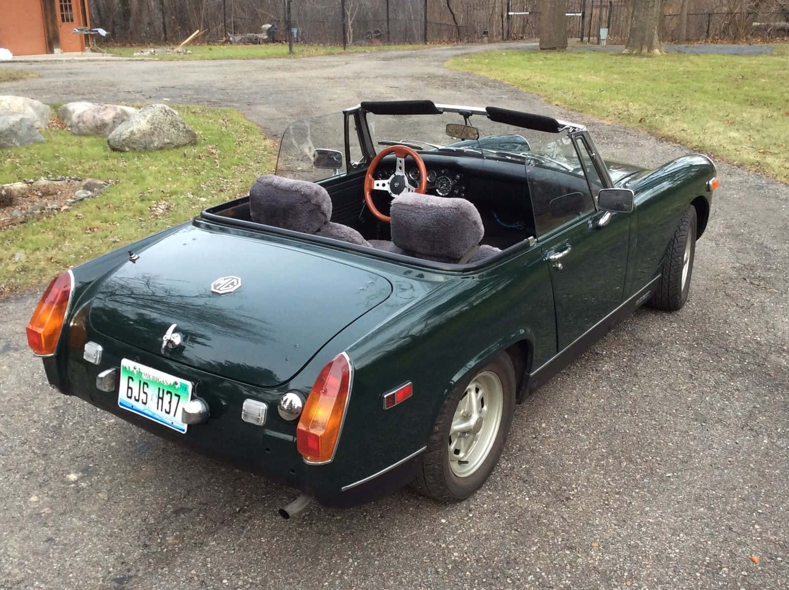 A Beautifully Restored Mg Midget In The Great Outdoors. Wallpaper