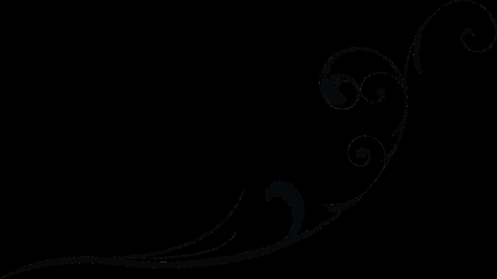A Black Background With Swirls PNG