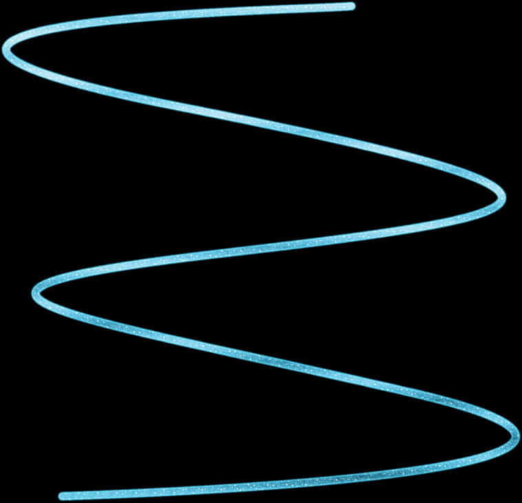 A Blue Light Line On A Black Background PNG