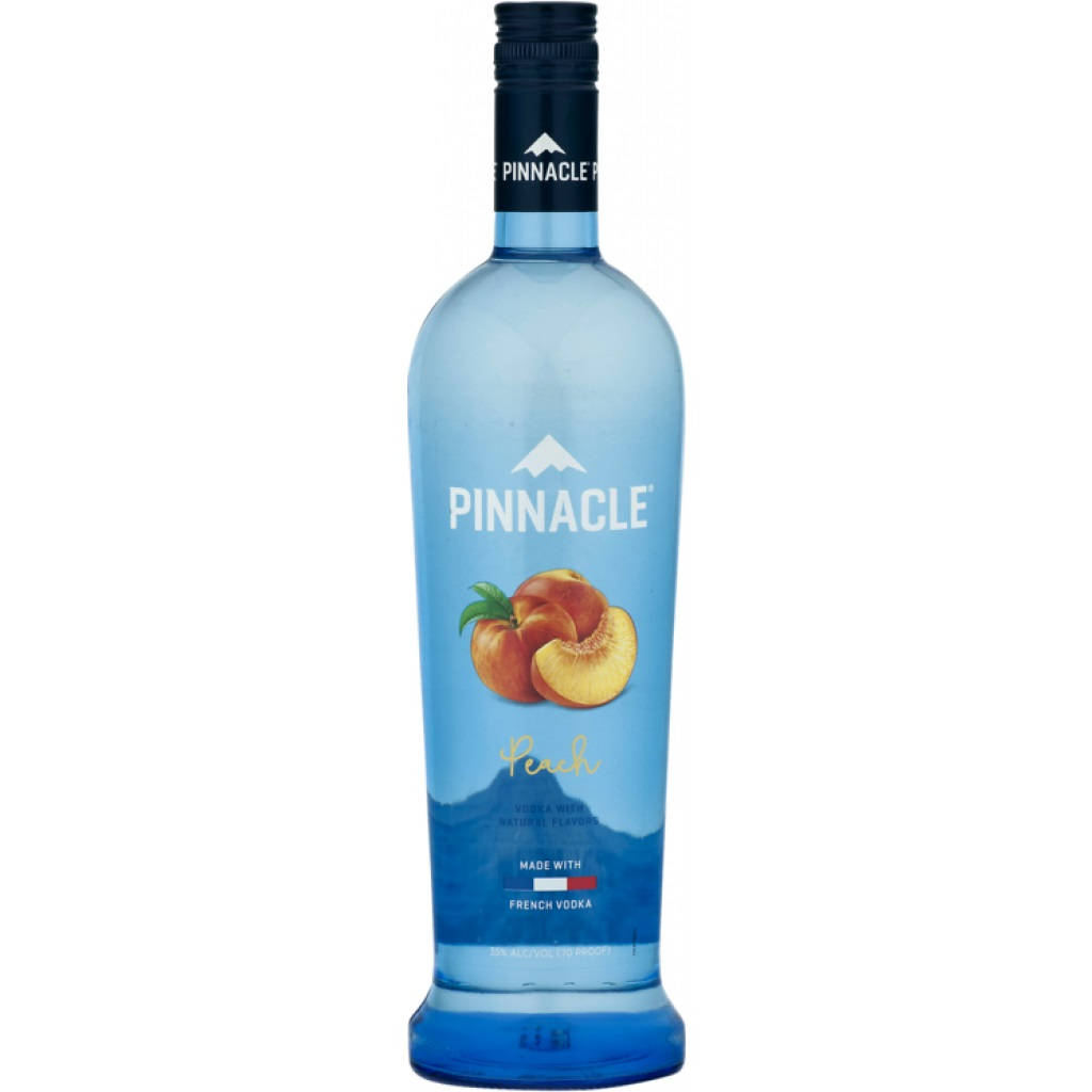 A Bottle Of Pinnacle Vodka On A Bar Counter Wallpaper