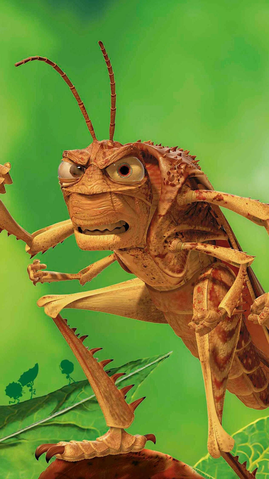 A Bug's Life Angry Hopper Background
