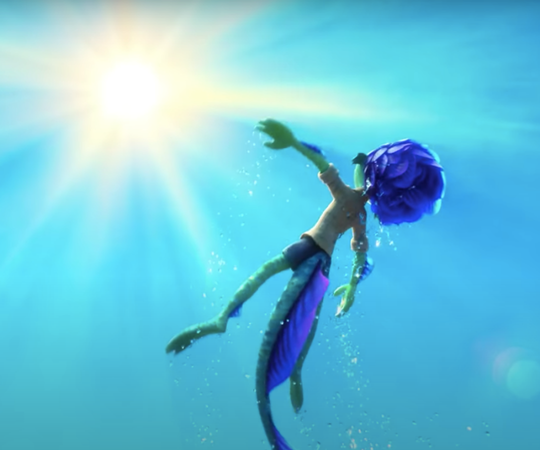A Captivating Scene From Pixar's Luca