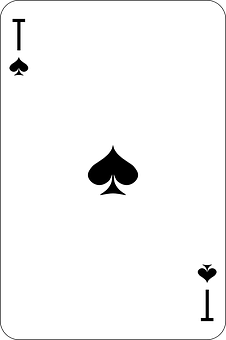 A Card With A Black Symbol PNG