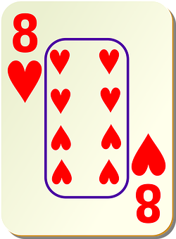 A Card With A Card In The Middle PNG