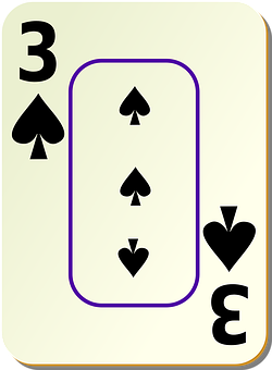 A Card With A Card In The Middle PNG