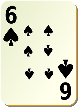 A Card With A Number Of Spades And A Number Of Spades PNG