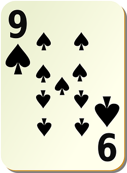 A Card With Black Symbols PNG