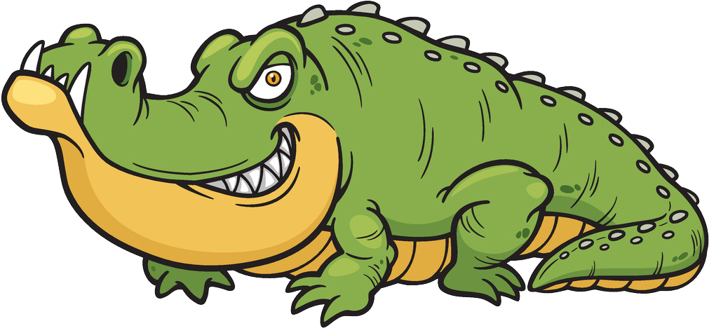 A Cartoon Of A Green Reptile PNG