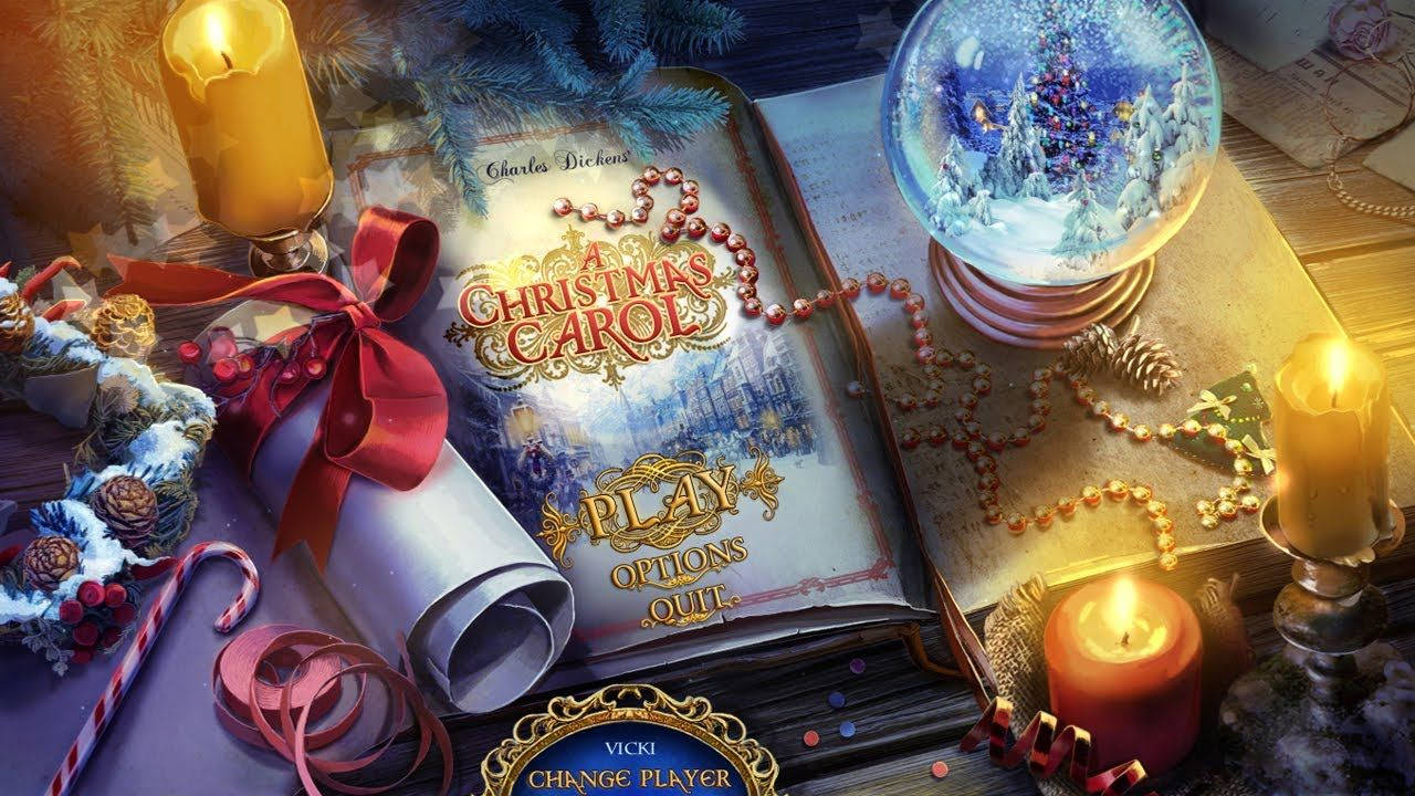 A Christmas Carol Book Background