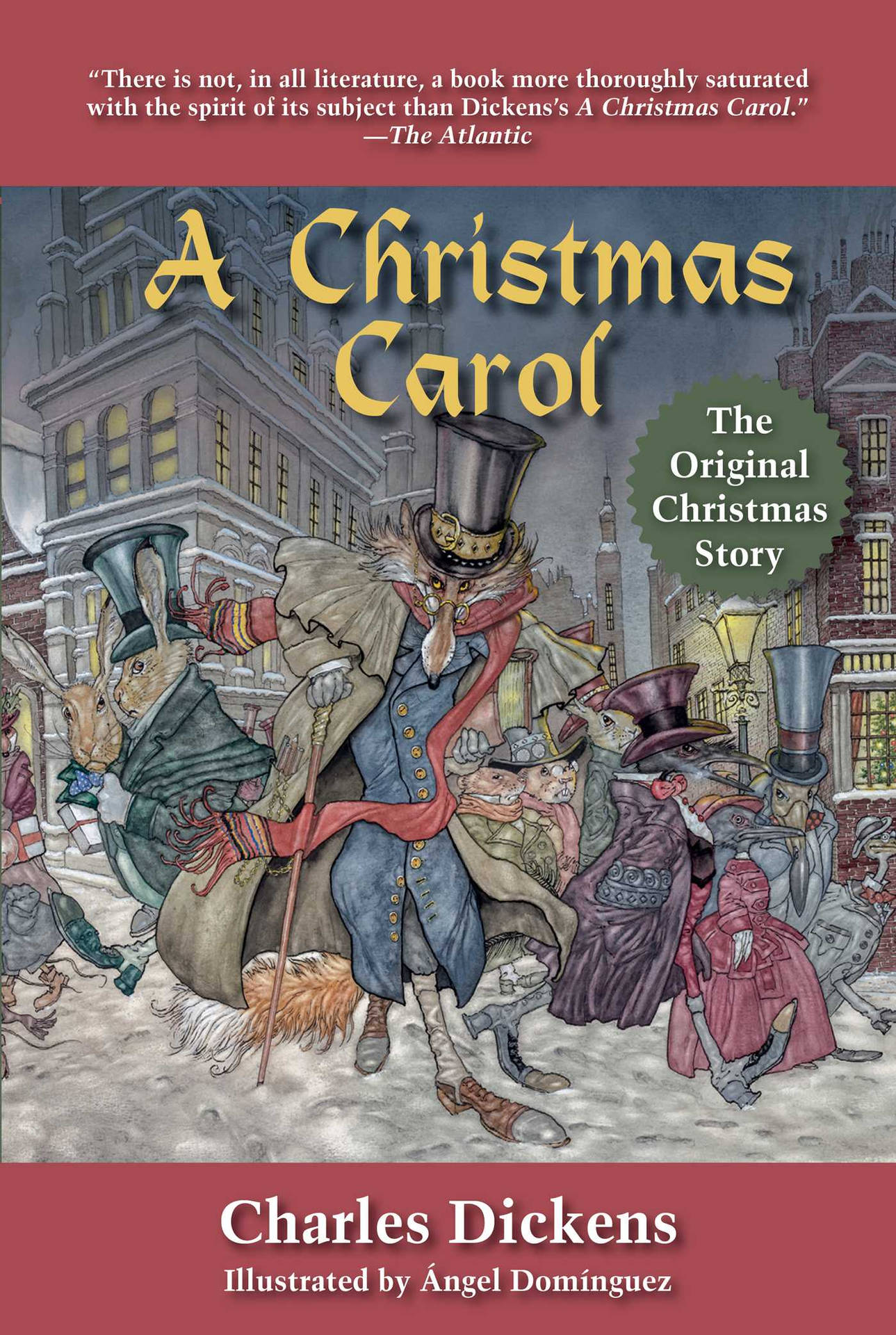 A Christmas Carol Book Cover Background