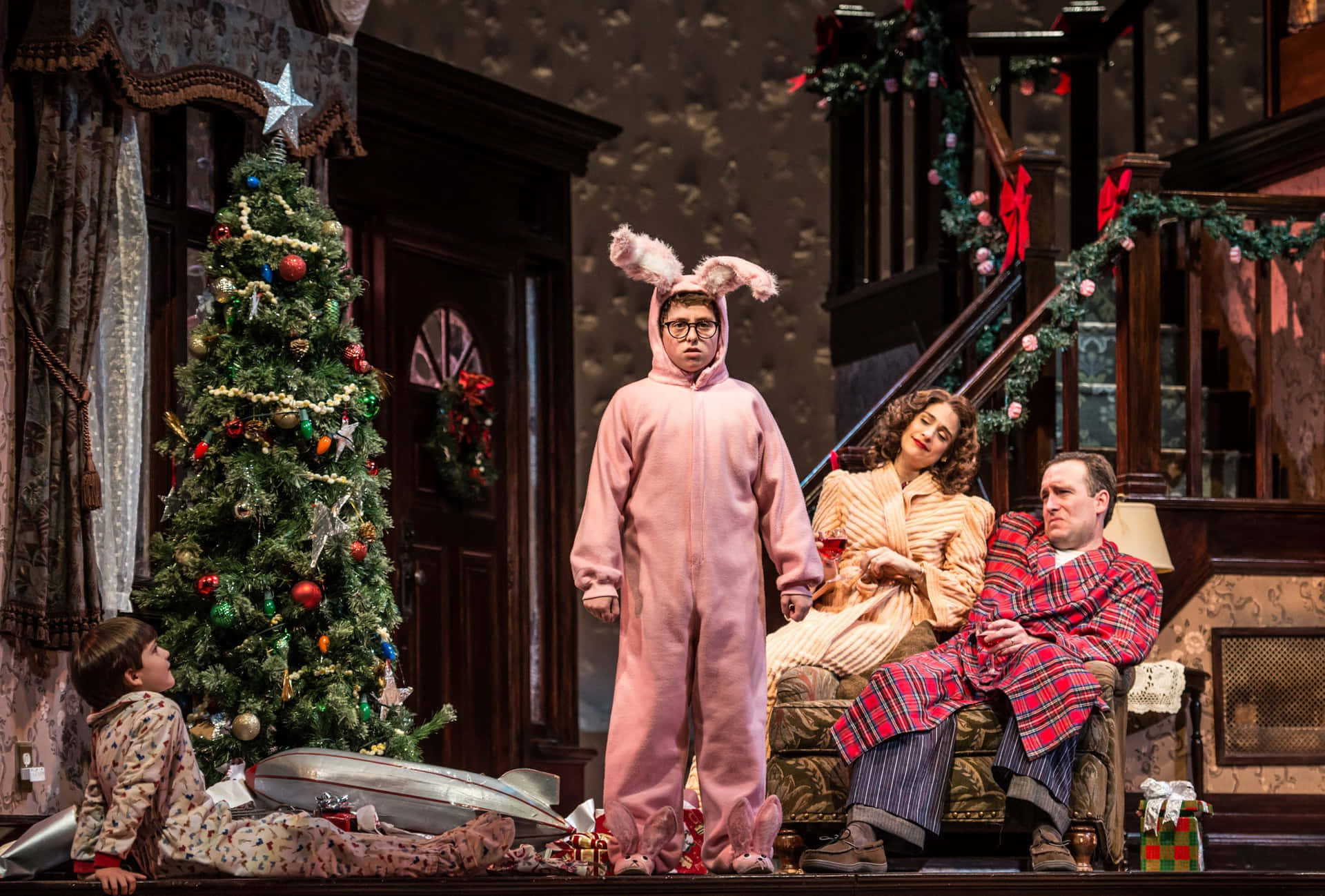 A Christmas Story Musical Family Wallpaper