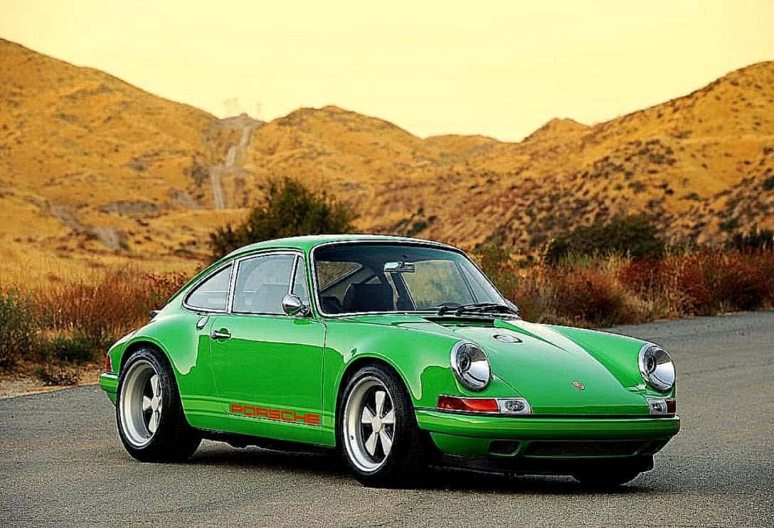 A Classic Porsche 912 In Pristine Condition Wallpaper