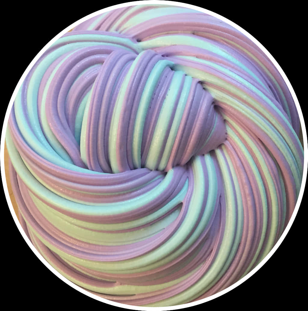 A Close Up Of A Swirl Of Ice Cream PNG