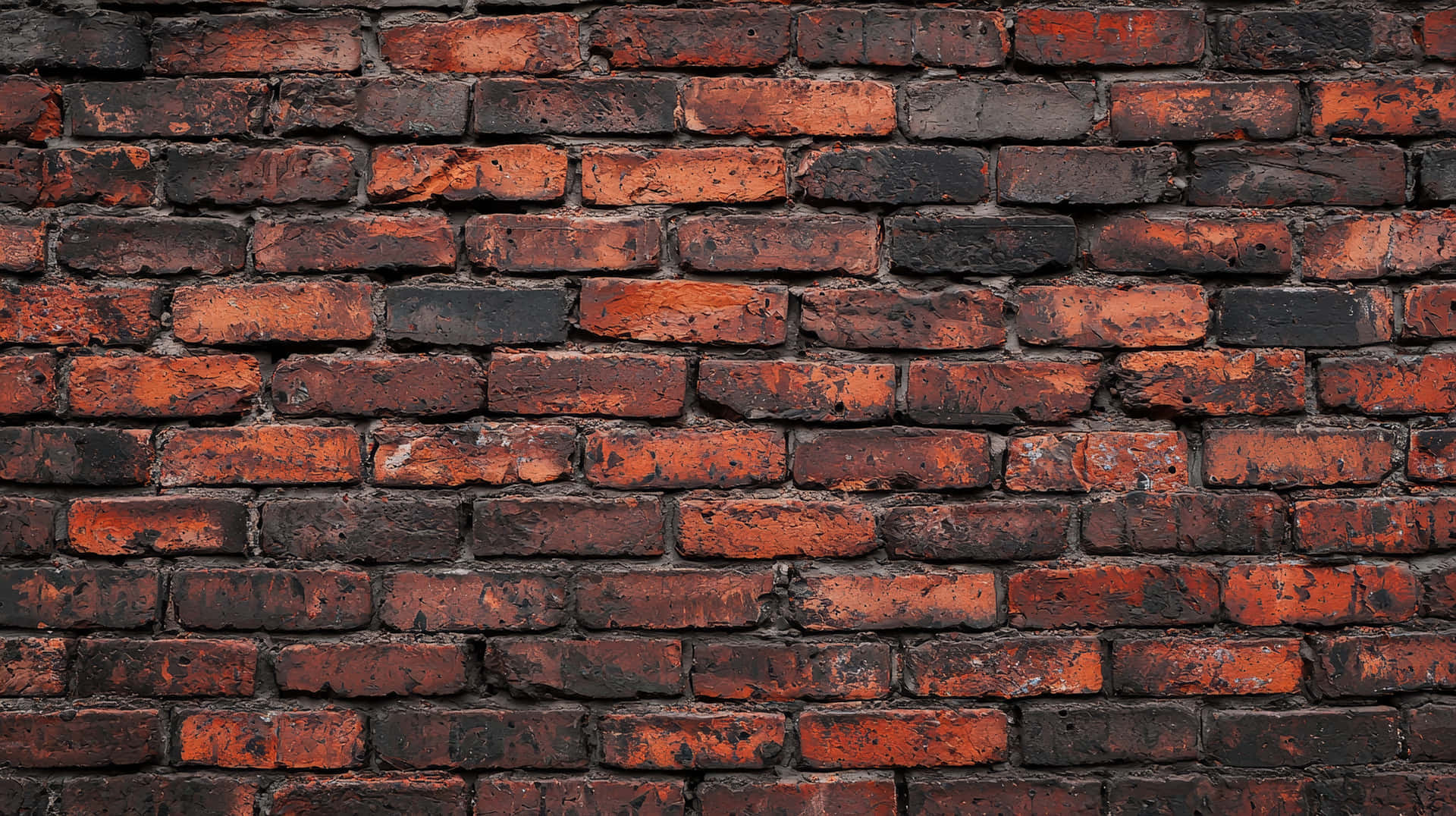 A Close-up Of An Old Red Brick Wall With A Rough, Weathered Texture, Showing Signs Of Aging Wallpaper