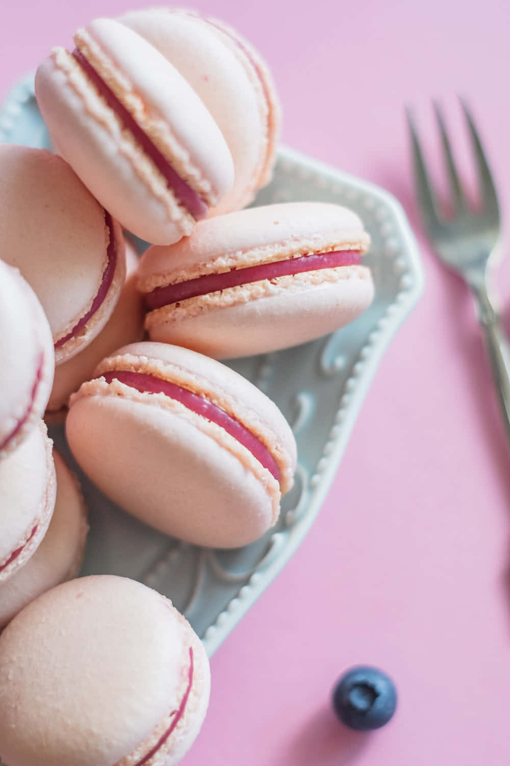 A Colorful Array Of Macarons