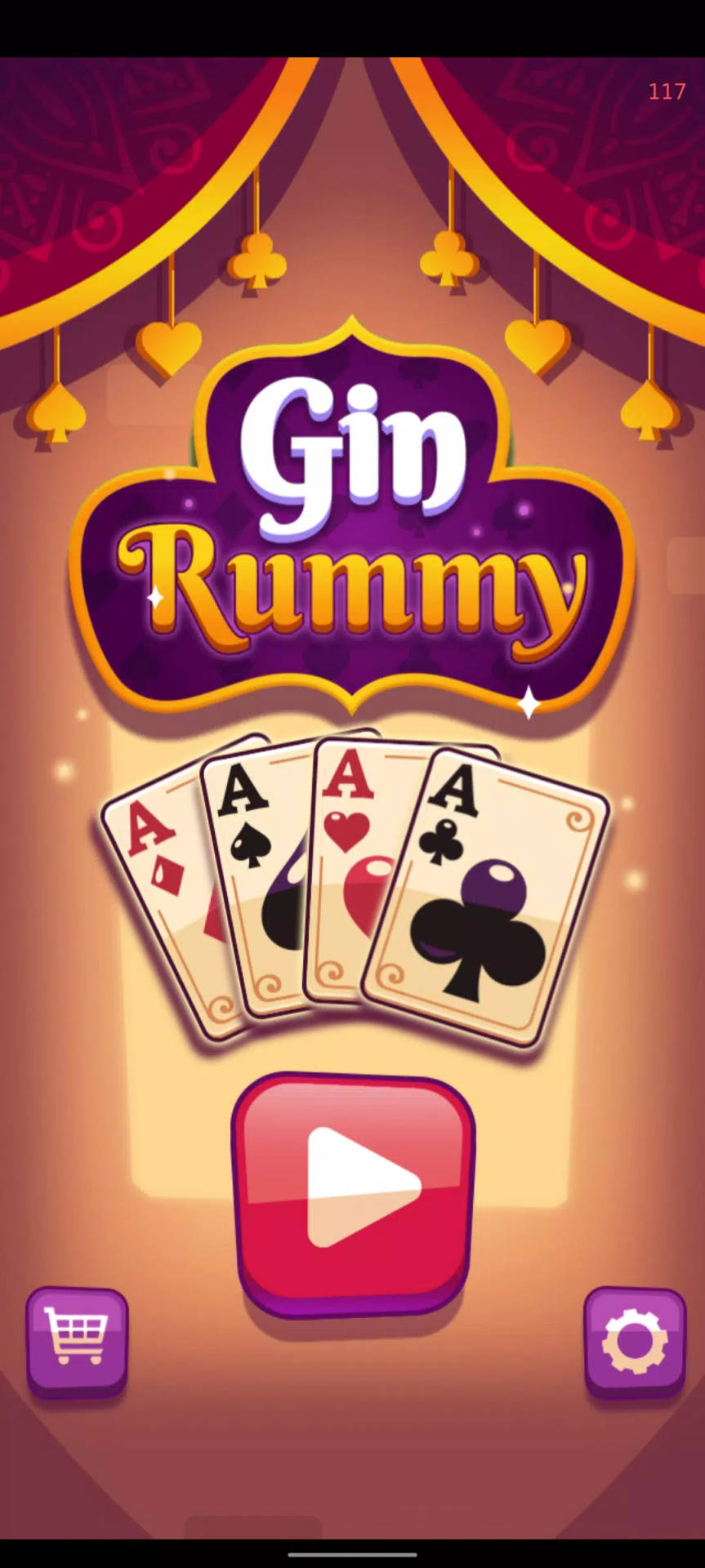 A Competitive Game Of Gin Rummy Wallpaper