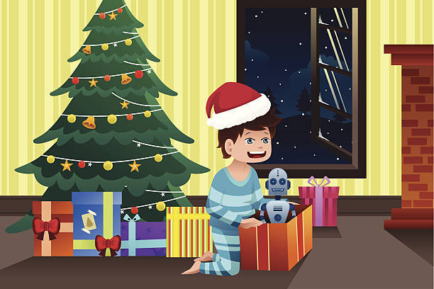 A Cozy Christmas With Gifts Galore Wallpaper