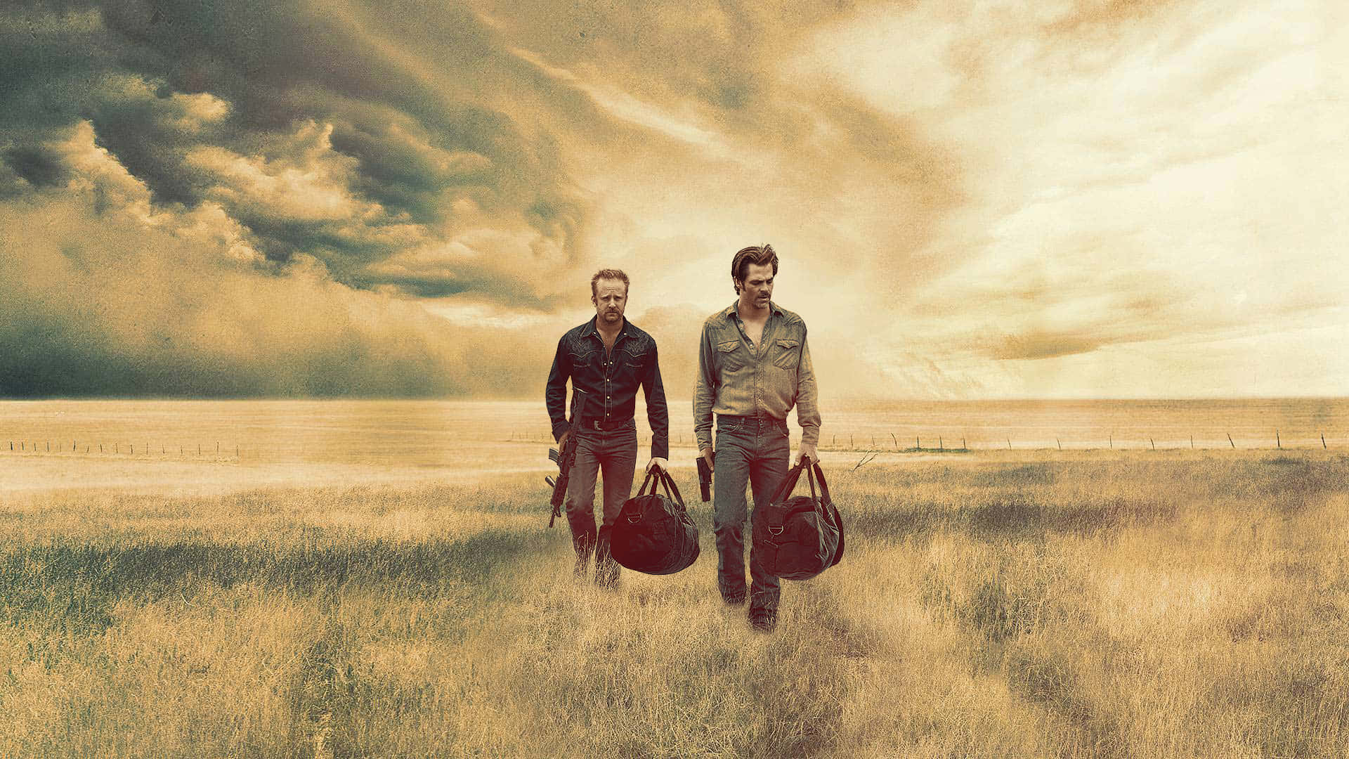 A Dramatic Scene From Hell Or High Water Movie Wallpaper