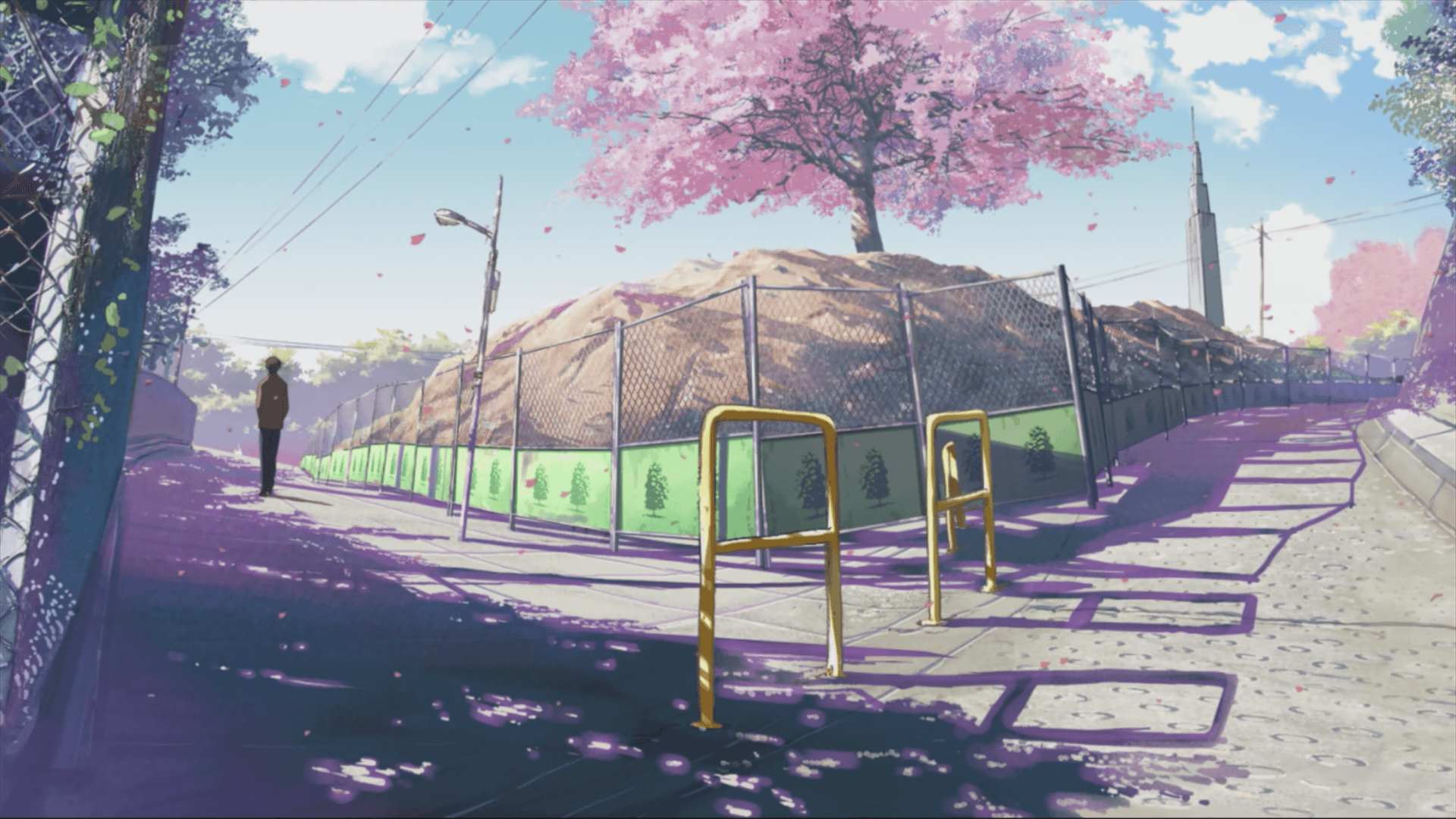 A Dreamy Depiction Of The Anime Movie 5 Centimeters Per Second.