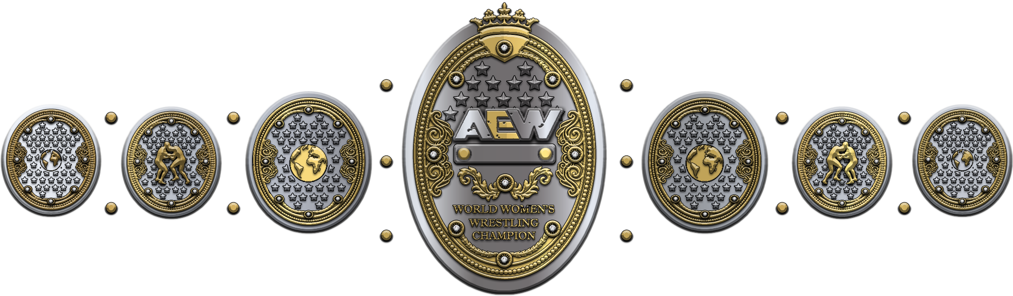 A E W World Womens Wrestling Championship Belt PNG