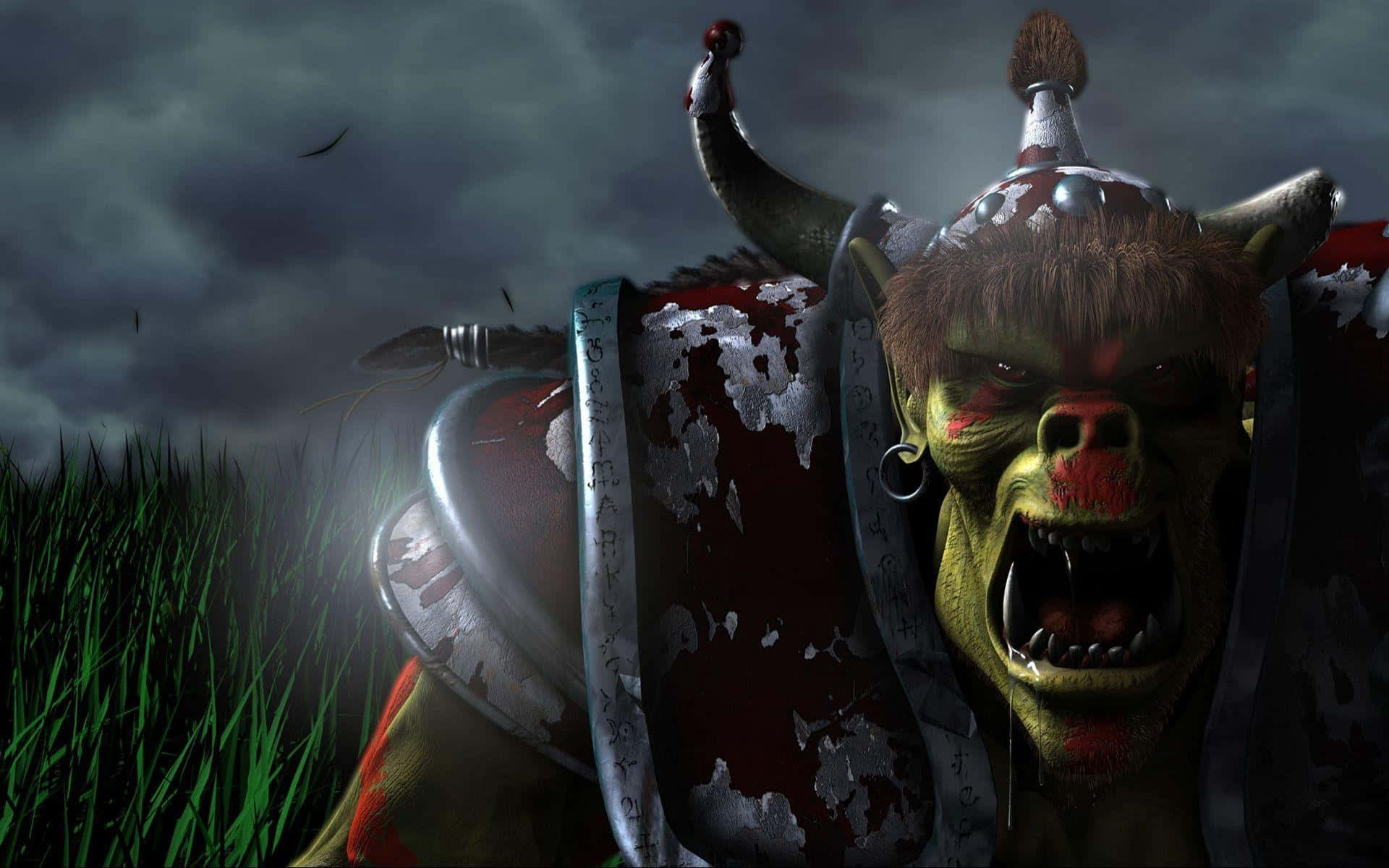 A Fierce Warrior In World Of Warcraft Cataclysm Wallpaper