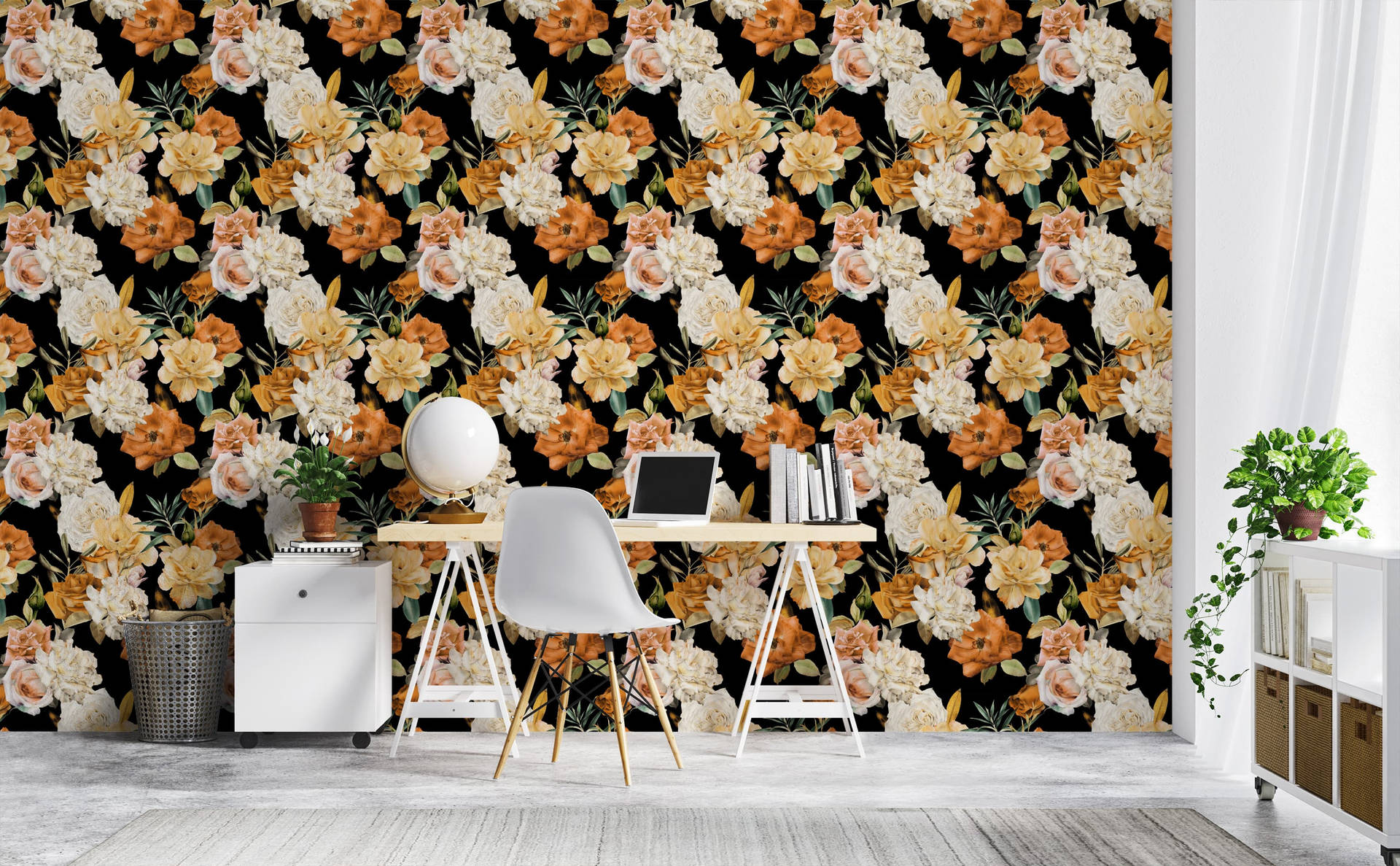 A Flowery Medium Wallpaper