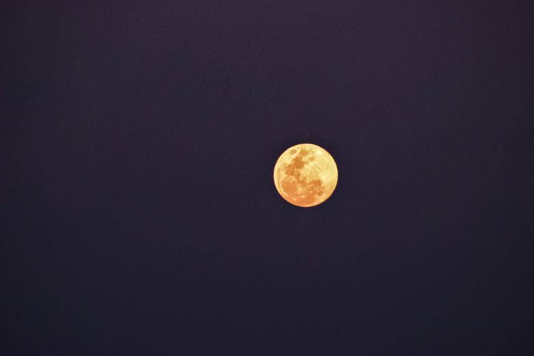 "a Gorgeous Full Moon Illuminating The Night Sky" Wallpaper