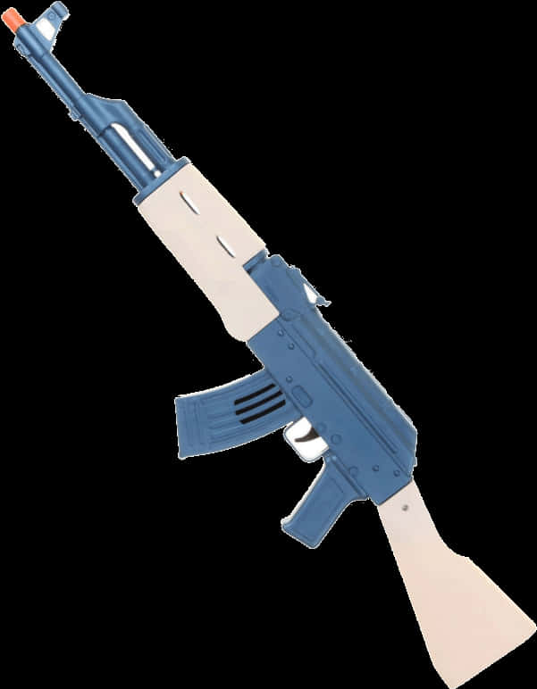 A K47 Rifle Illustration PNG
