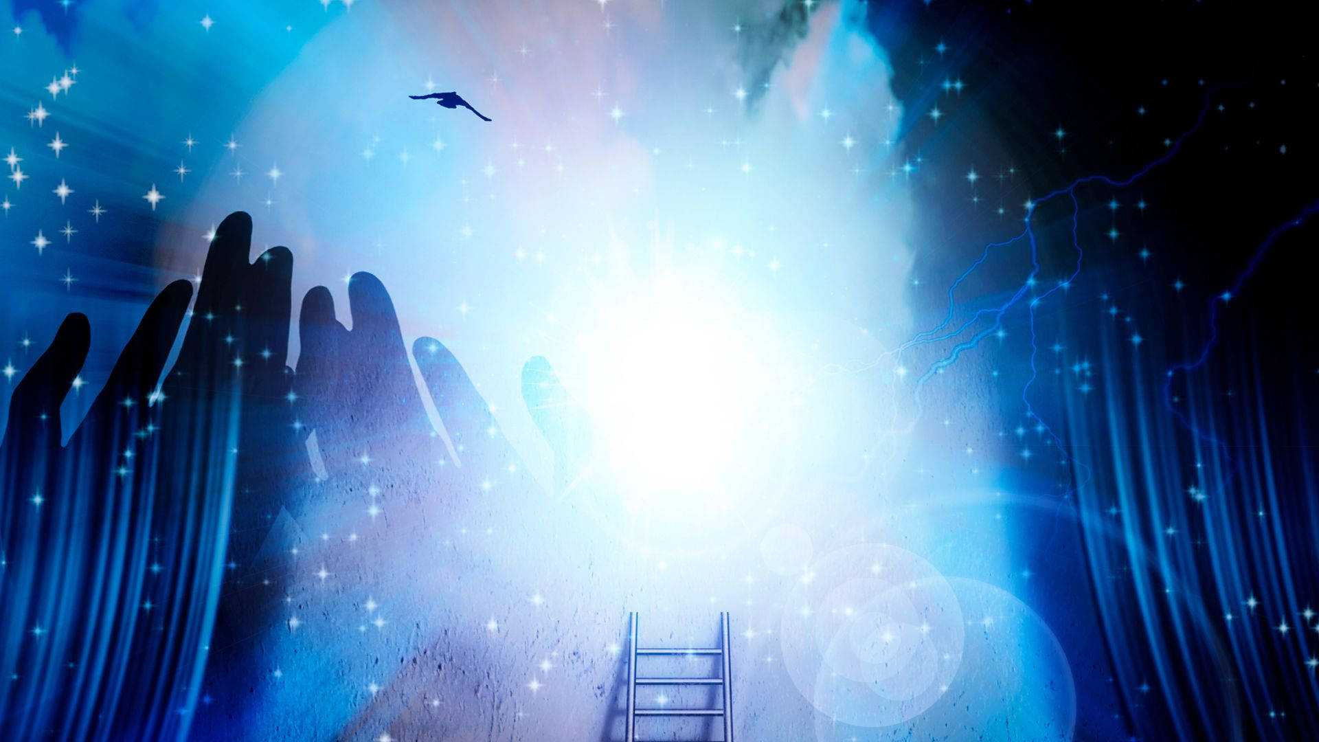 A Ladder To The Spirit Realm Wallpaper