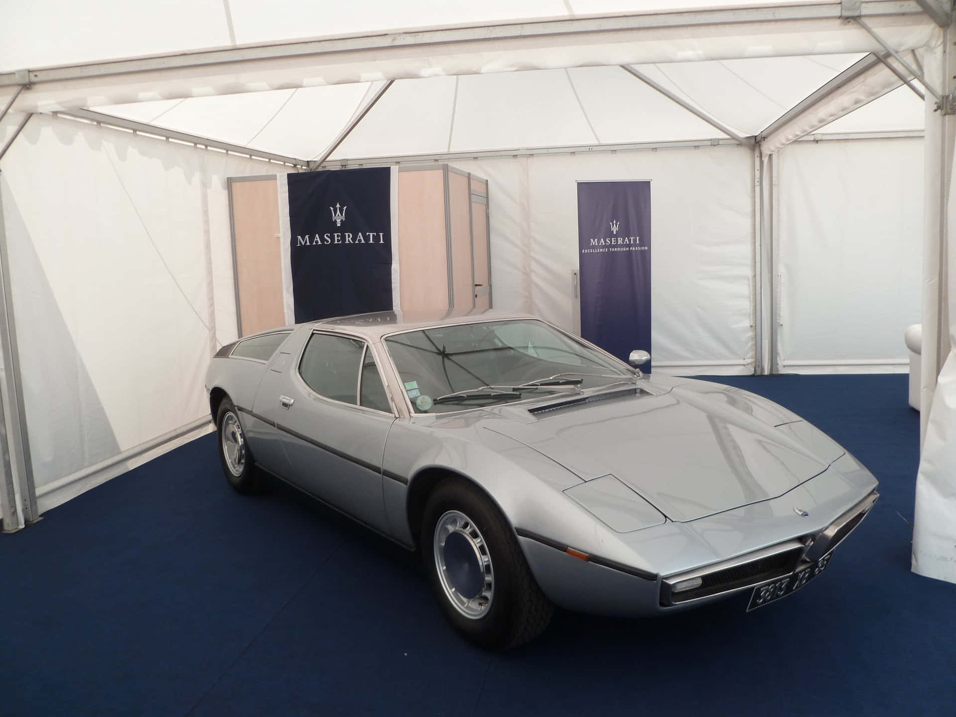 A Luxurious Maserati Bora In Full Glory Wallpaper