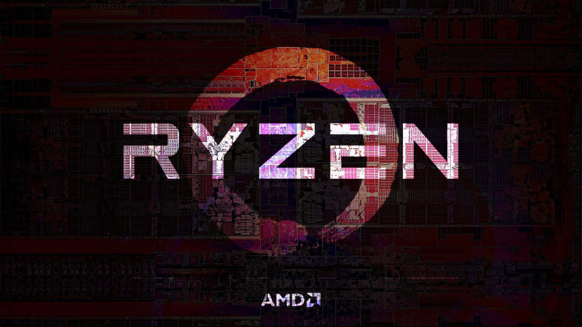 A M D Ryzen Logo Digital Artwork Wallpaper