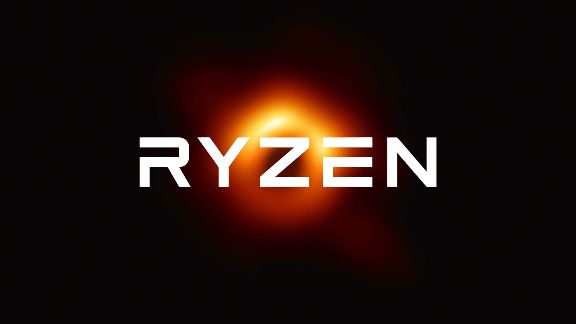 A M D Ryzen Logo Glow Wallpaper