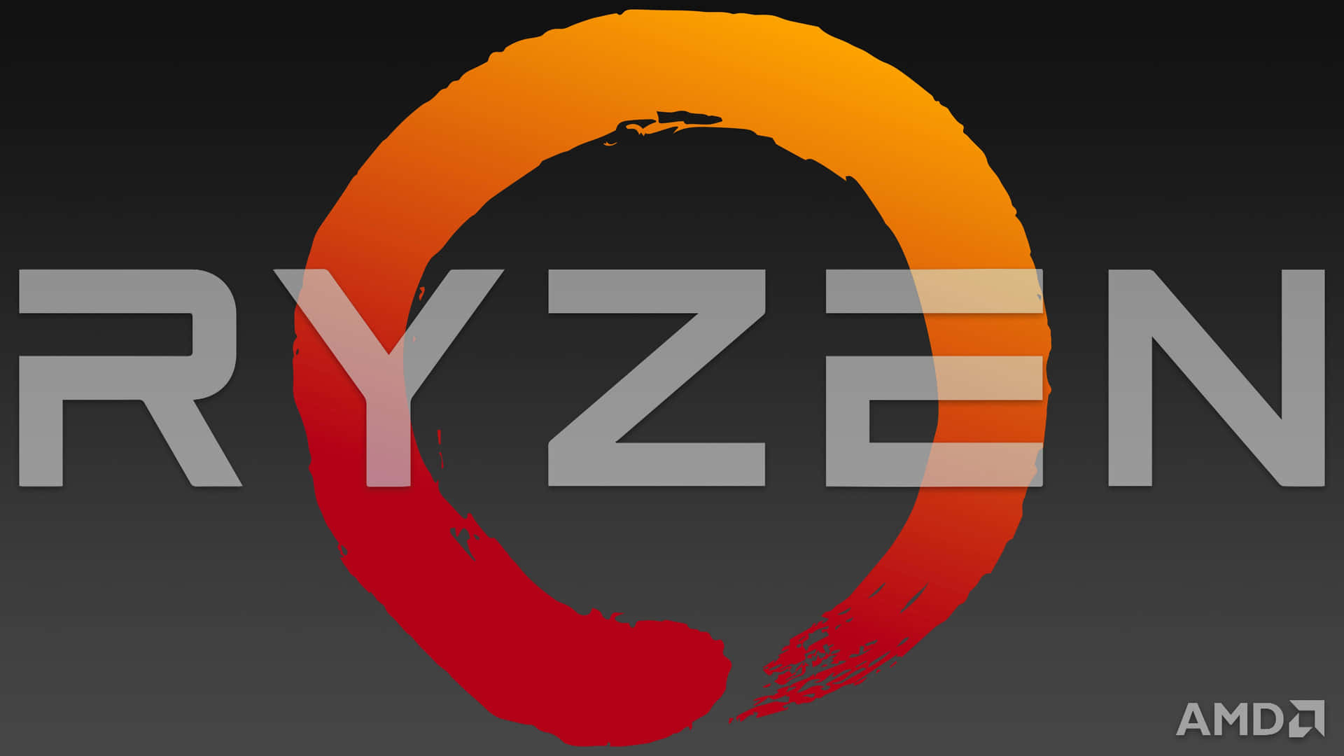 A M D Ryzen Logo Graphic Wallpaper