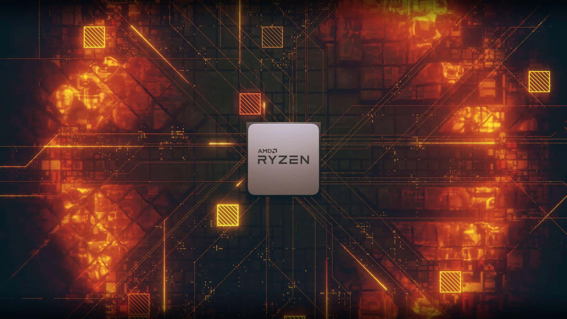 A M D Ryzen Processor Artistic Background Wallpaper