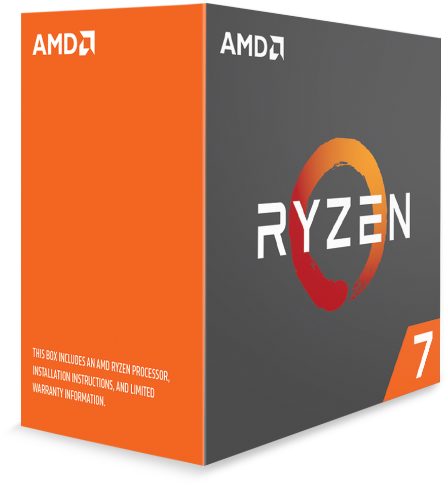A M D Ryzen7 Processor Box PNG