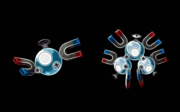 A Magnemite And Magneton Wallpaper