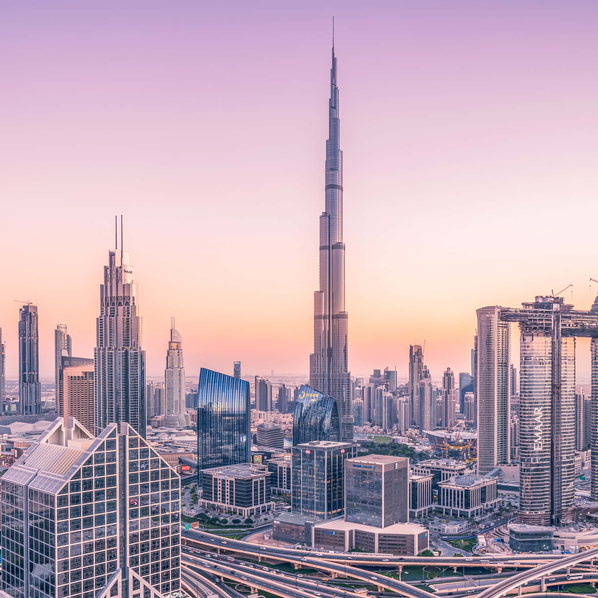 A Majestic View Of The Burj Khalifa