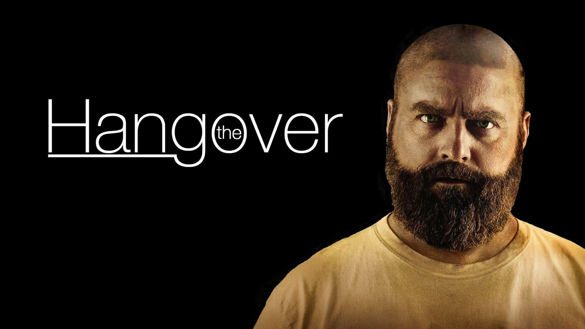 A Man Suffering From A Severe Hangover After A Night Of Partying. Wallpaper