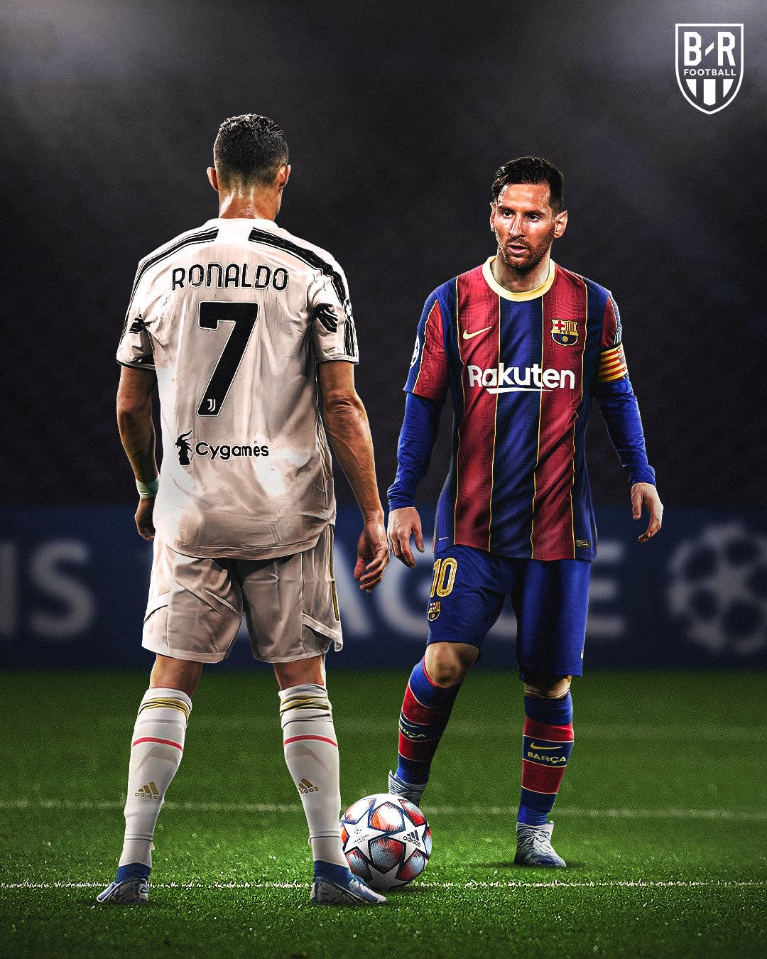 A Match Messi And Ronaldo 4k Background