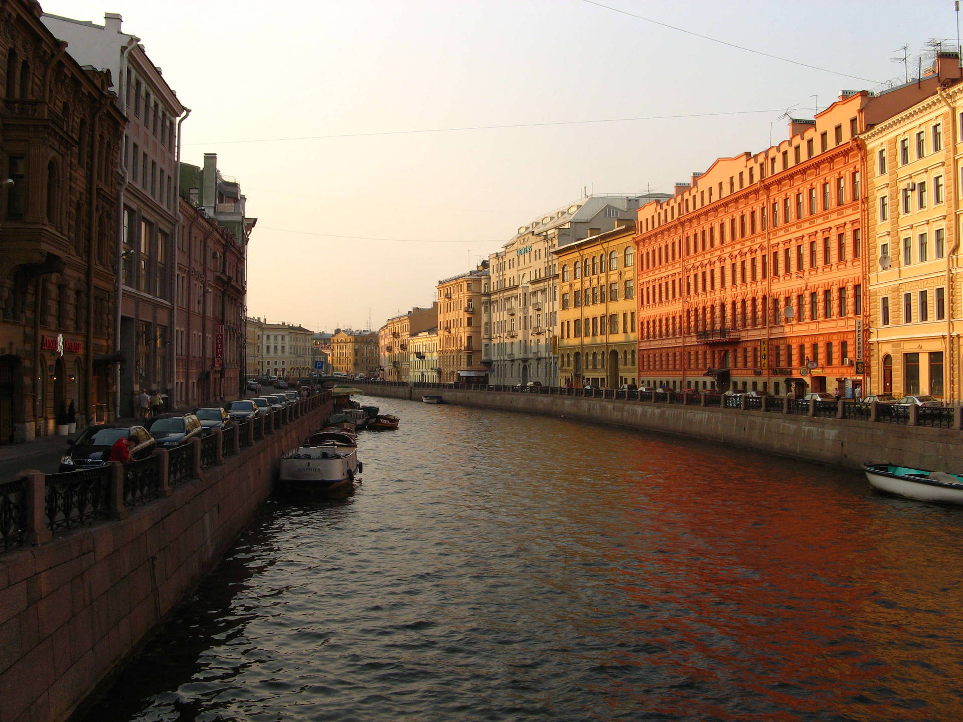 A Moyka River In St. Petersburg Wallpaper