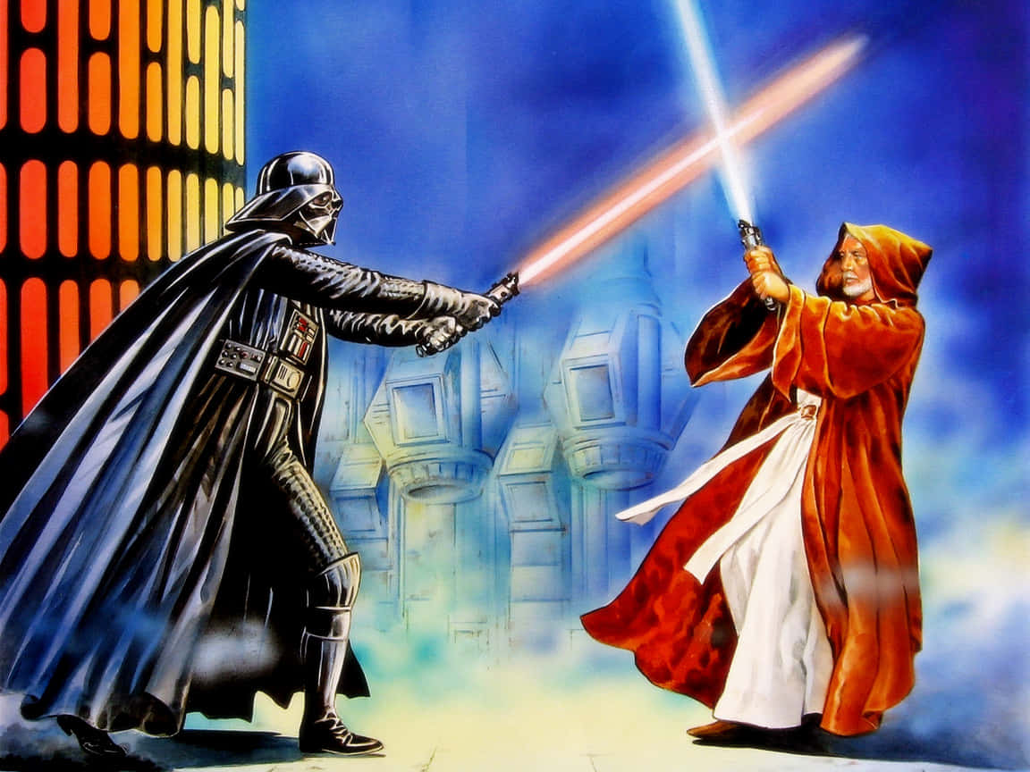 Epicabatalla Entre La Alianza Rebelde Y El Imperio Galáctico En Star Wars Una Nueva Esperanza Fondo de pantalla