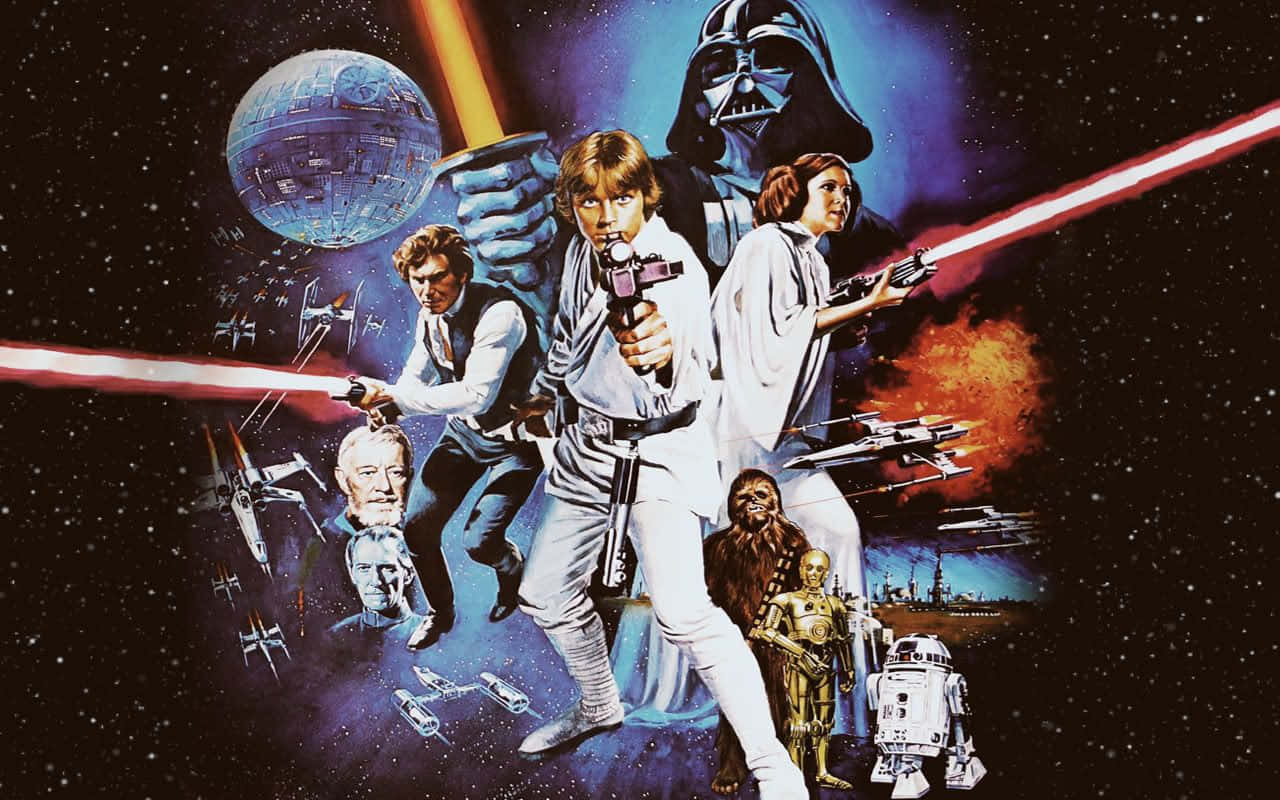 A Thrilling Adventure in A New Hope Wallpaper