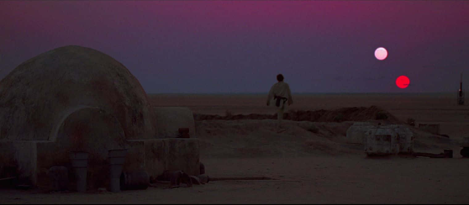 Unaescena De Star Wars: Una Nueva Esperanza. Fondo de pantalla