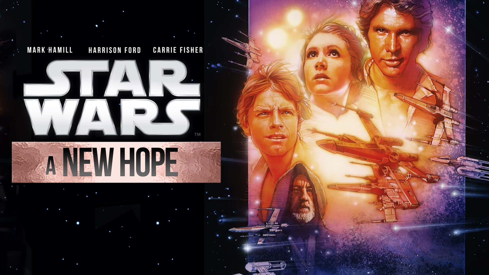 A New Hope - The film that started a Star Wars legacy. Wallpaper