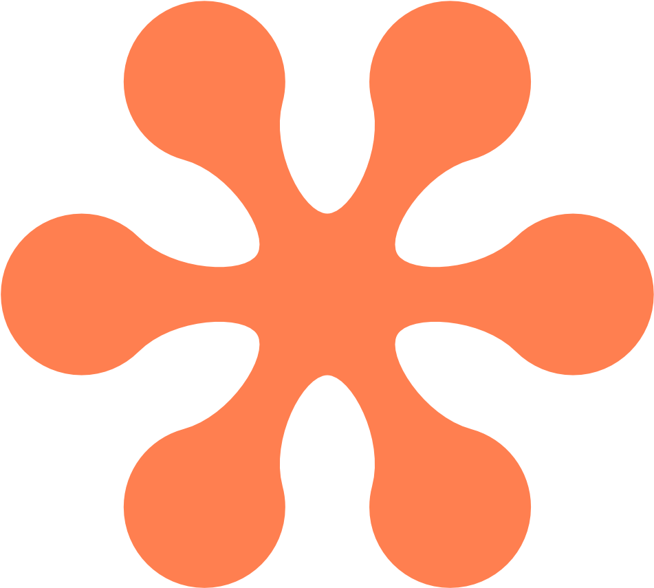A Orange Flower With Black Background PNG