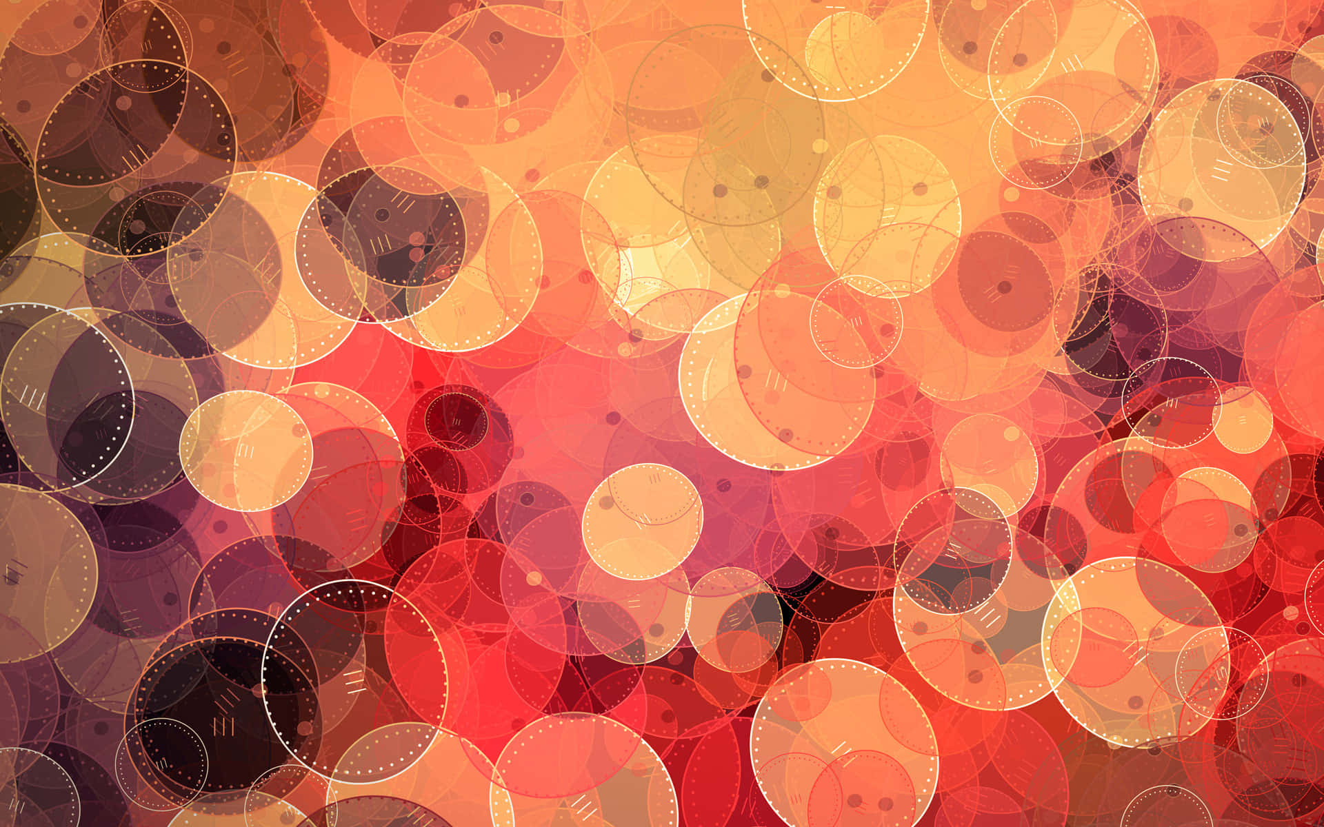 A Overlapping Circle Wallpaper